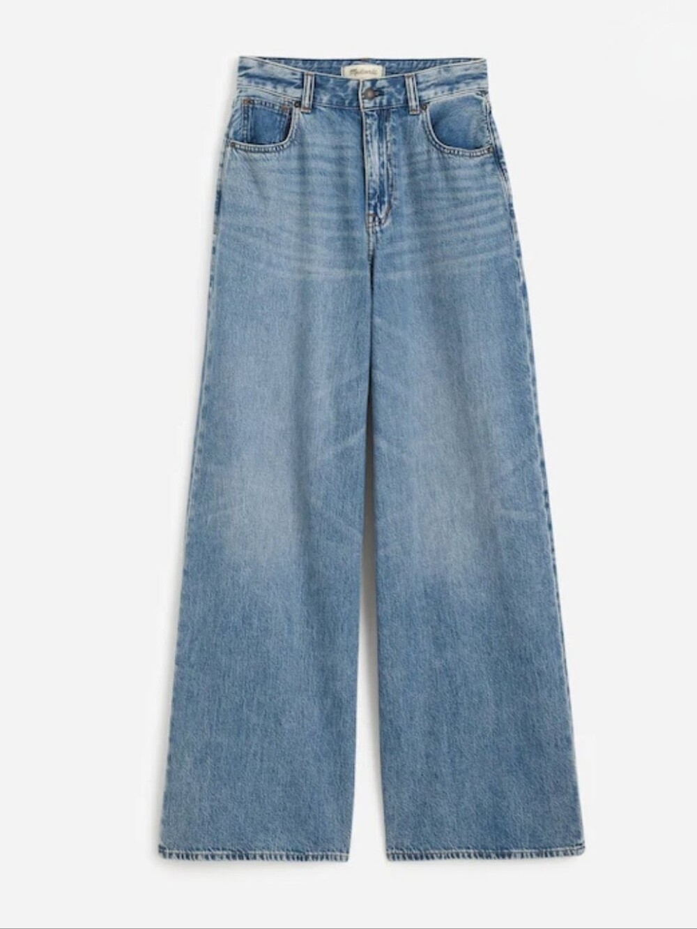 Madewell Superwide-Leg Jeans: Airy Denim Edition Billings Wash W23